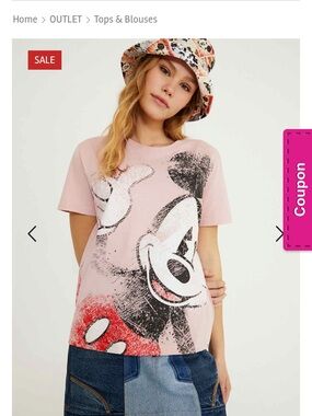 Desigual Disney Micky T Shirt SZ L